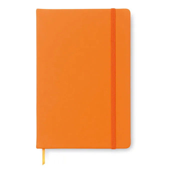 Carnet A5 liniat personalizat, portocaliu