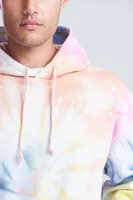 Hanorac unisex Just Hoods Tie-dye personalizat, pe model