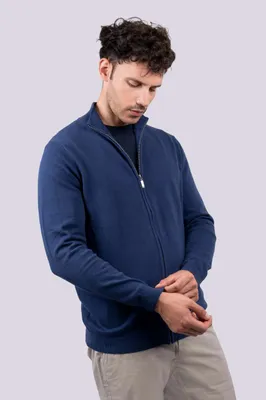 Bluză bărbați Legend Classics Full Zip Cardigan Fine Gauge Cotton personalizată