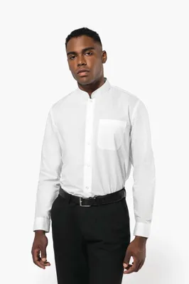 Cămașă bărbați Kariban Mandarin Collar