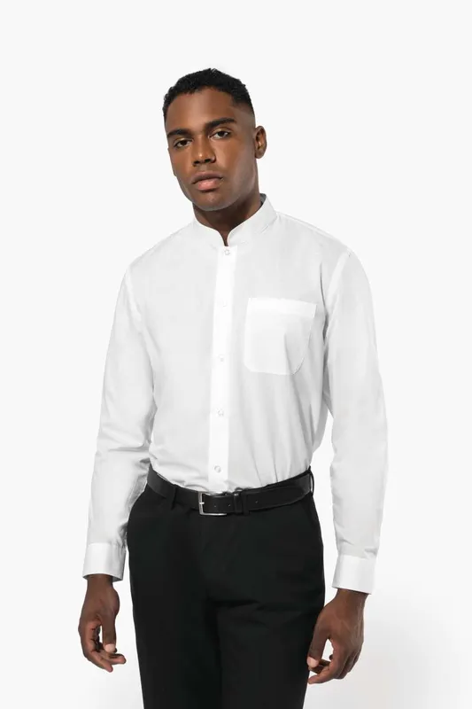 Cămașă bărbați Kariban Mandarin Collar