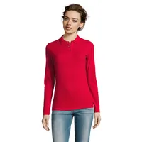 Tricou polo damă Sol's Perfect Lsl 180 personalizat, red