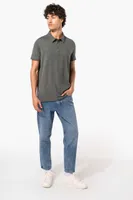 Tricou polo bărbați Kariban Short Sleeved Jersey personalizat, pe model
