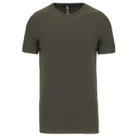 Tricou bărbați Kariban Short-sleeved Crew Neck personalizat, verde