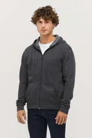 Hanorac unisex SOL'S Stone Zip personalizat, pe model