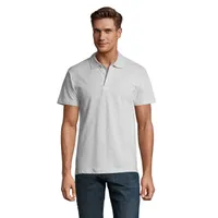 Polo SPRING II MEN 210g personalizat, ash