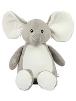 Mumbles Zippie Elephant personalizat, gri