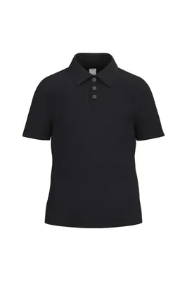 Tricou polo copii iDeal Basic Pique personalizat, negru