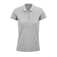PLANET WOMEN Polo 170g personalizat, gri melange 2