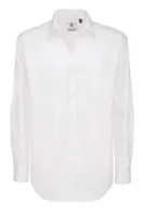 Cămașă bărbați B&C Sharp Lsl personalizată, alb