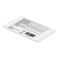 Card anti-scanare RFID personalizat, vedere spate