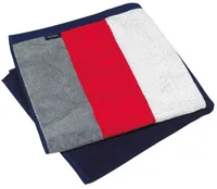 Prosop Kariban Striped Beach personalizat, gri