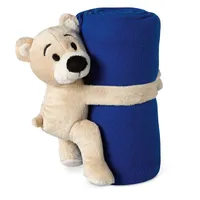 Pătură polar cu ursuleț personalizată
