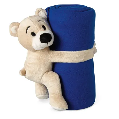 Pătură polar cu ursuleț personalizată
