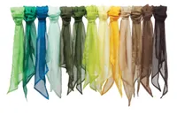 Fular Premier Colours Collection Plain Chiffon Scarf personalizat, pe model