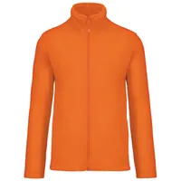Jachetă unisex Kariban Falco Full Zip Microfleece personalizată, portocaliu