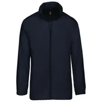 Jachetă unisex Kariban Unlined Windbreaker personalizată, albastru