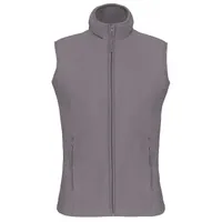Vestă damă Kariban Melodie Microfleece Gilet personalizată, gri