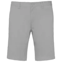 Pantaloni scurți bărbați Kariban Chino Bermuda Shorts personalizați, gri