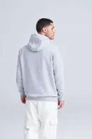 Hanorac unisex Just Hoods Graduate Heavyweight personalizat, pe model