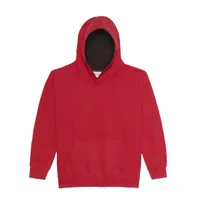 Hanorac copii Just Hoods Varsity personalizat, roșu