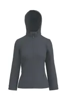 Hanorac damă Legend Classics 3-LAYER Detachable Softshell personalizat, gri