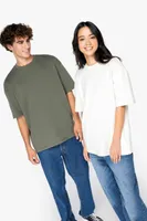 Tricou unisex Native Spirit Eco-friendly Oversized French Terry personalizat, pe model