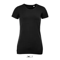 Tricou damă SOL'S Millenium Round-neck personalizat, negru
