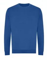 Bluză unisex Just Hoods Organic Sweat personalizată, albastru