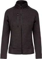 Jachetă damă Kariban Full Zip Heather personalizată, gri