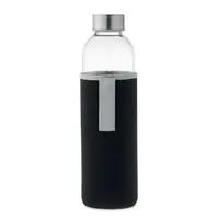 Sticlă de sticlă în husă 750ml personalizată, vedere spate
