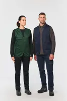 Vestă unisex Designed To Work Polycotton Multi-pocket Vest personalizată, pe model