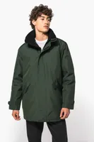 Jachetă unisex Kariban Quilted Parka personalizată, pe model