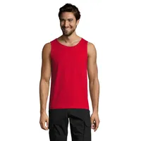 JUSTIN MEN TANK TOP 150g   -WH-3XL personalizat