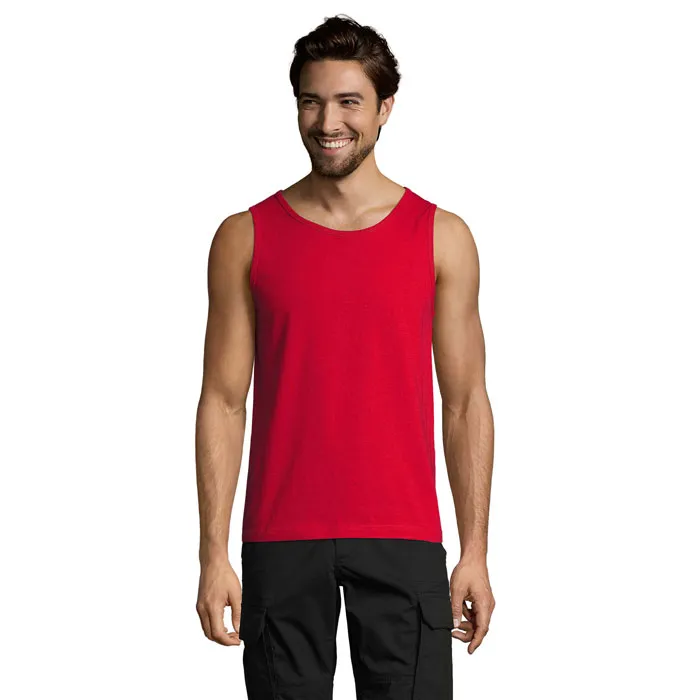 JUSTIN MEN TANK TOP 150g   -WH-3XL personalizat
