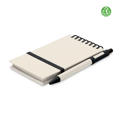 Notes A6 din carton reciclat personalizat