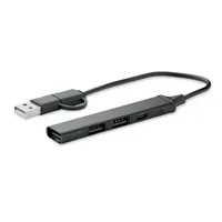 USB 4 porturi hub 19 cm personalizat