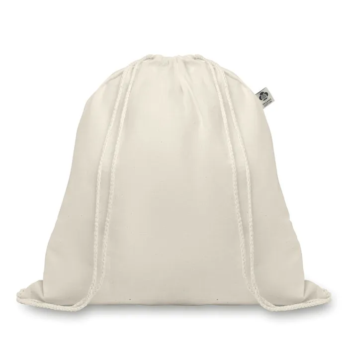 Sac cu cordon, bumbac organic personalizat
