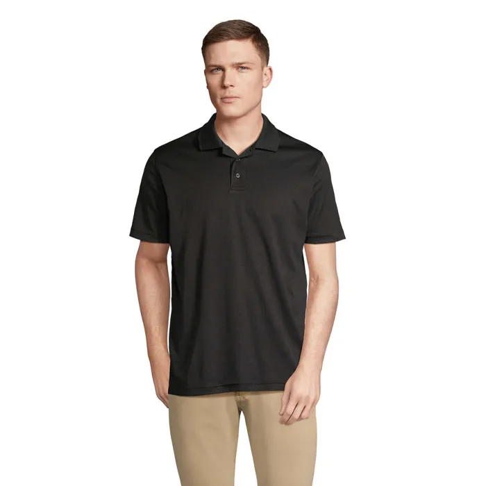 Tricou polo unisex Sol's Pitcher personalizat, black