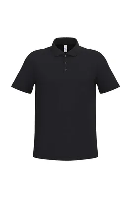 Tricou polo bărbați iDeal Basic Pique personalizat, negru