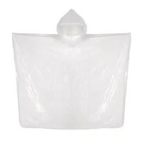 Poncho biodegradabil personalizat, vedere detaliu