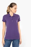 Tricou polo damă Kariban Short-sleeved Piqué personalizat, pe model