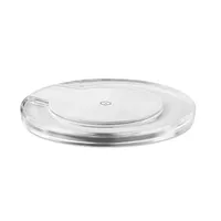 Încărcător rotund wireless personalizat, vedere lateral