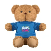 Ursuleț de pluș 23cm cu tricou personalizat, vedere zona de personalizare