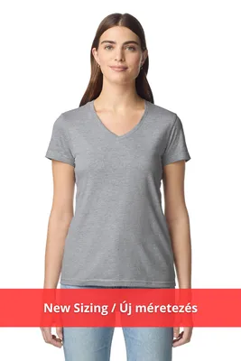 Tricou damă Gildan Softstyle™ V-neck personalizat