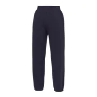 Pantaloni copii Just Hoods Cuffed Jogpants personalizați, albastru