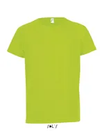 Tricou copii SOL'S Sporty Raglan-sleeved personalizat, verde