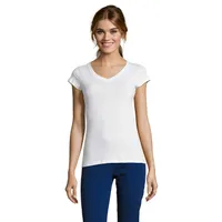 MOON FEMEI T-SHIRT 150g personalizat, white