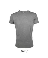 Tricou bărbați SOL'S Regent Fit Round Neck Close Fitting personalizat, gri