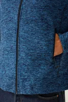 Jachetă polar bărbați Regatta Thornly Full Zip Marl Fleece personalizată, pe model